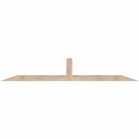 Ekena Millwork Portland Smooth Timber Gable Bracket, Douglas Fir, 84"W x 14"H x 3 1/2"D x 3 1/2"F, 4/12 Pitch GBW084X14X0404POR00SDF